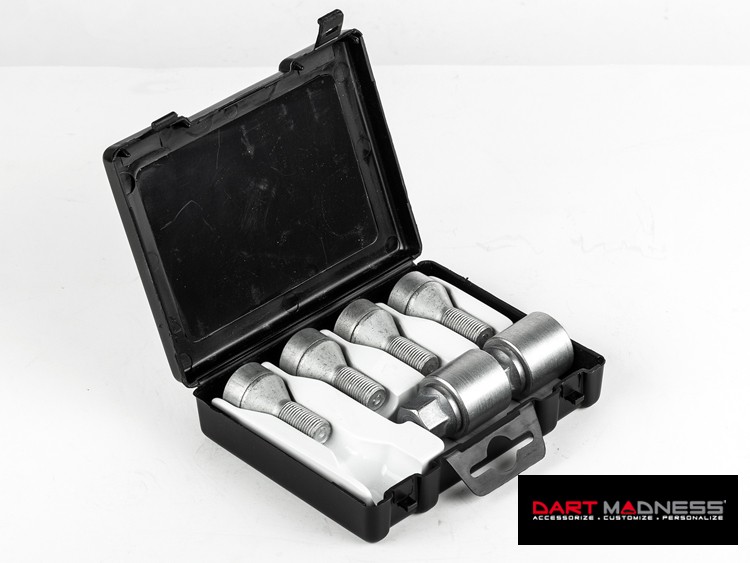 Dodge Dart Wheel Locks by Farad Silver Starlock